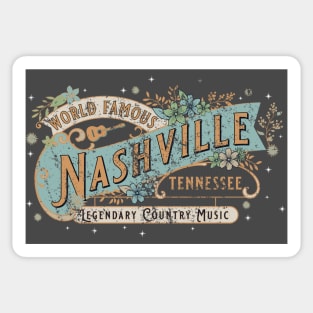 Vintage Nashville (Rough) Sticker